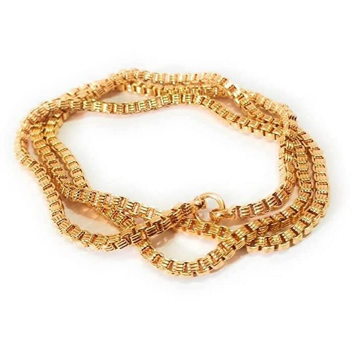 CUTE GOLD 1 Gram Gold Plated Fashion Jewellery Traditional Covering Muruku Thali Saradu Chain for Women & Girls