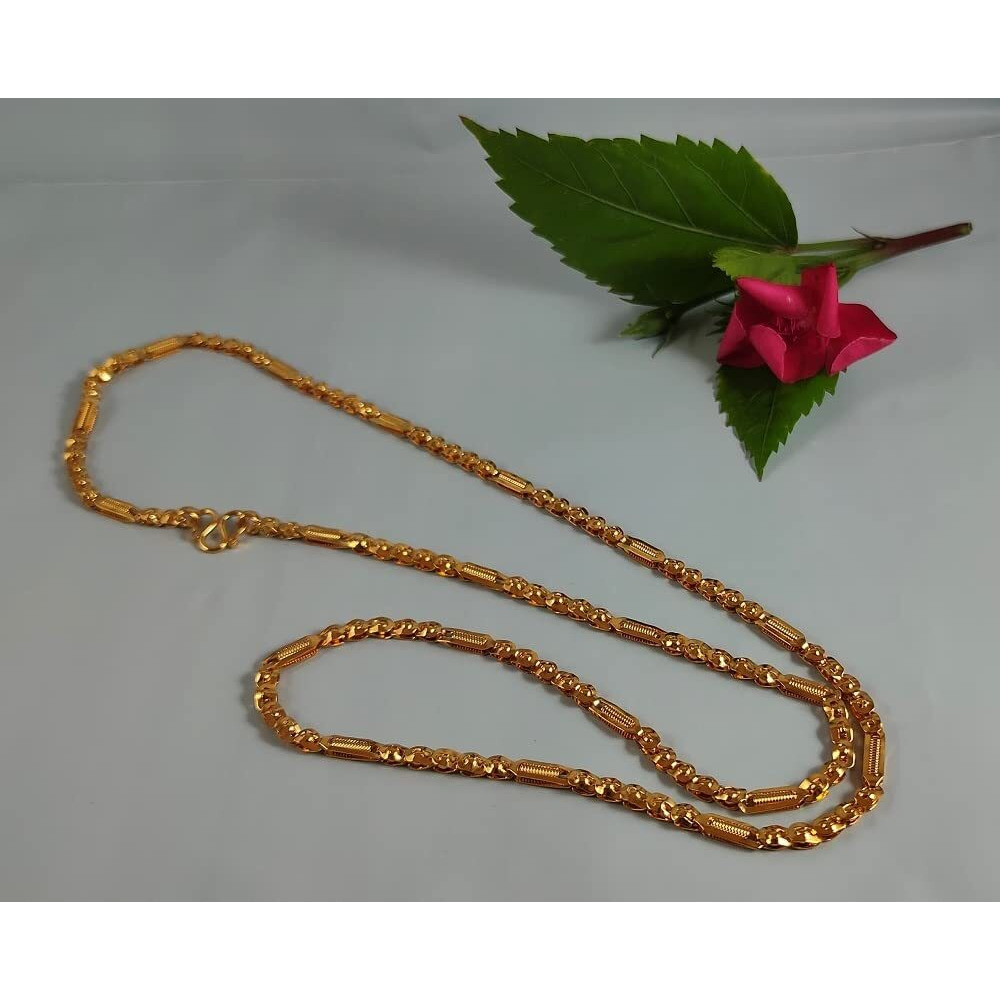 CUTE GOLD 1 Gram Gold Plated Fashion Jewellery Traditional Covering Muruku Thali Saradu Chain for Women & Girls