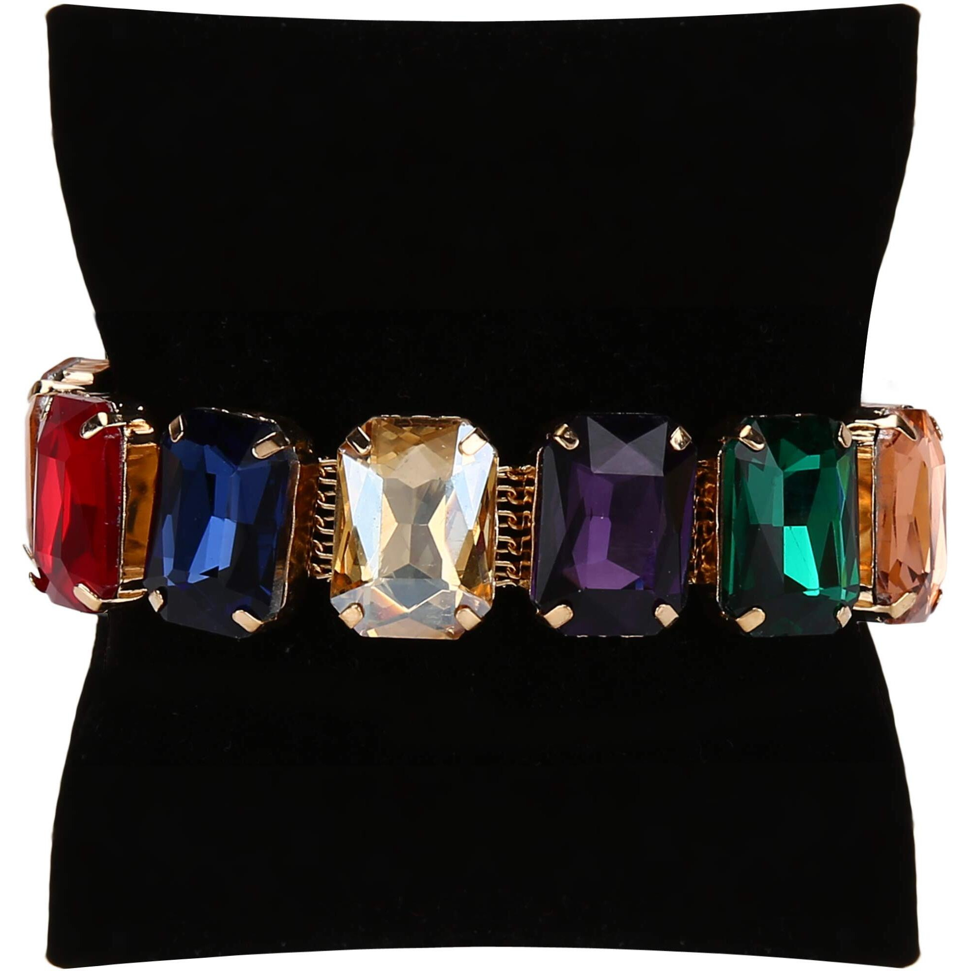 YouBella Valentine Gift for Girlfriend/Wife Jewellery Crystal Bangle Bracelet For Girls and Women (Multi)