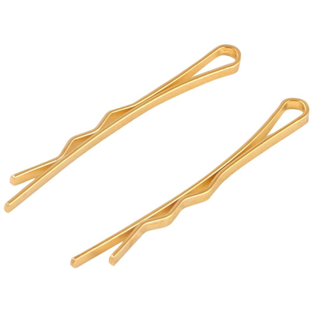YouBella Fashion Jewellery Floral Stone Hair Chain Clip With Pins accesories For Women and Girls (Gold)