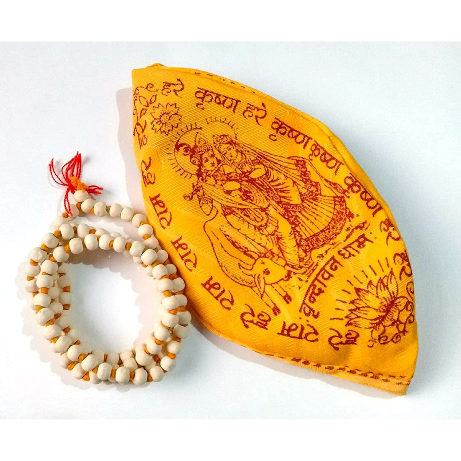 Ashani Creation tulsi Japa Mala Original 108 Beads Pure Tulsi Jap Mala for Mantra Jaap with Goumukhi Jaap Bag Krishna Japa Mala(Pack of 1)