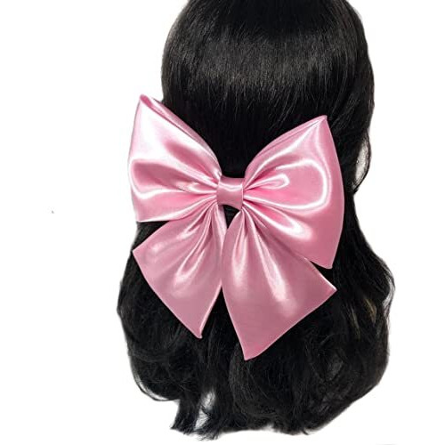 LinenBlue  Hair Sailor Bow Clip for Women and Girls (Baby Pink) (Pack of 1)