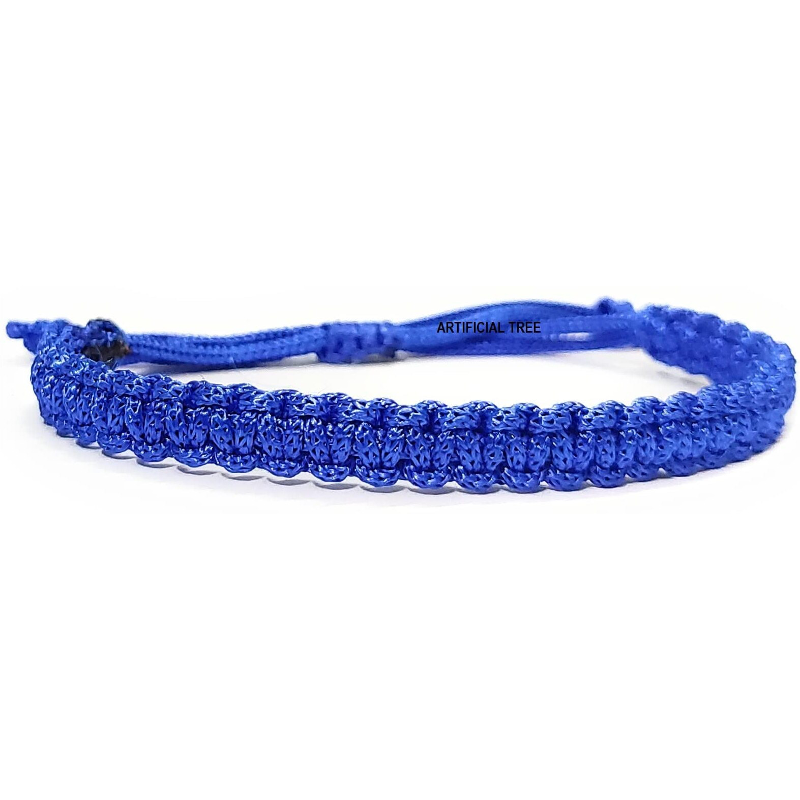 ARTIFICIAL TREE HANDMADE NAZAR THREAD BRACELET ADJUSTABLE WRISTBAND BRACELET FRIENDSHIP BAND FOR WOMEN, MEN, GIRLS & BOYS Nazar Battu 4 Piece (BLUE)(AT GIRLS BRCT 017)