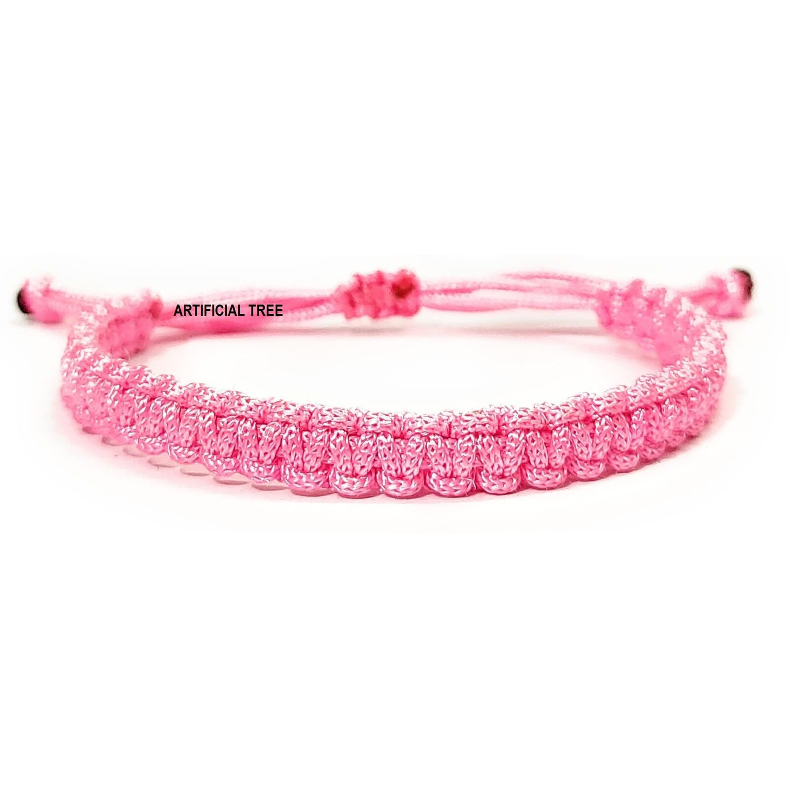 ARTIFICIAL TREE HANDMADE NAZAR THREAD BRACELET ADJUSTABLE WRISTBAND BRACELET FRIENDSHIP BAND FOR WOMEN, MEN, GIRLS & BOYS Nazar Battu 4 Piece (PINK)(AT GIRLS BRCT 014)