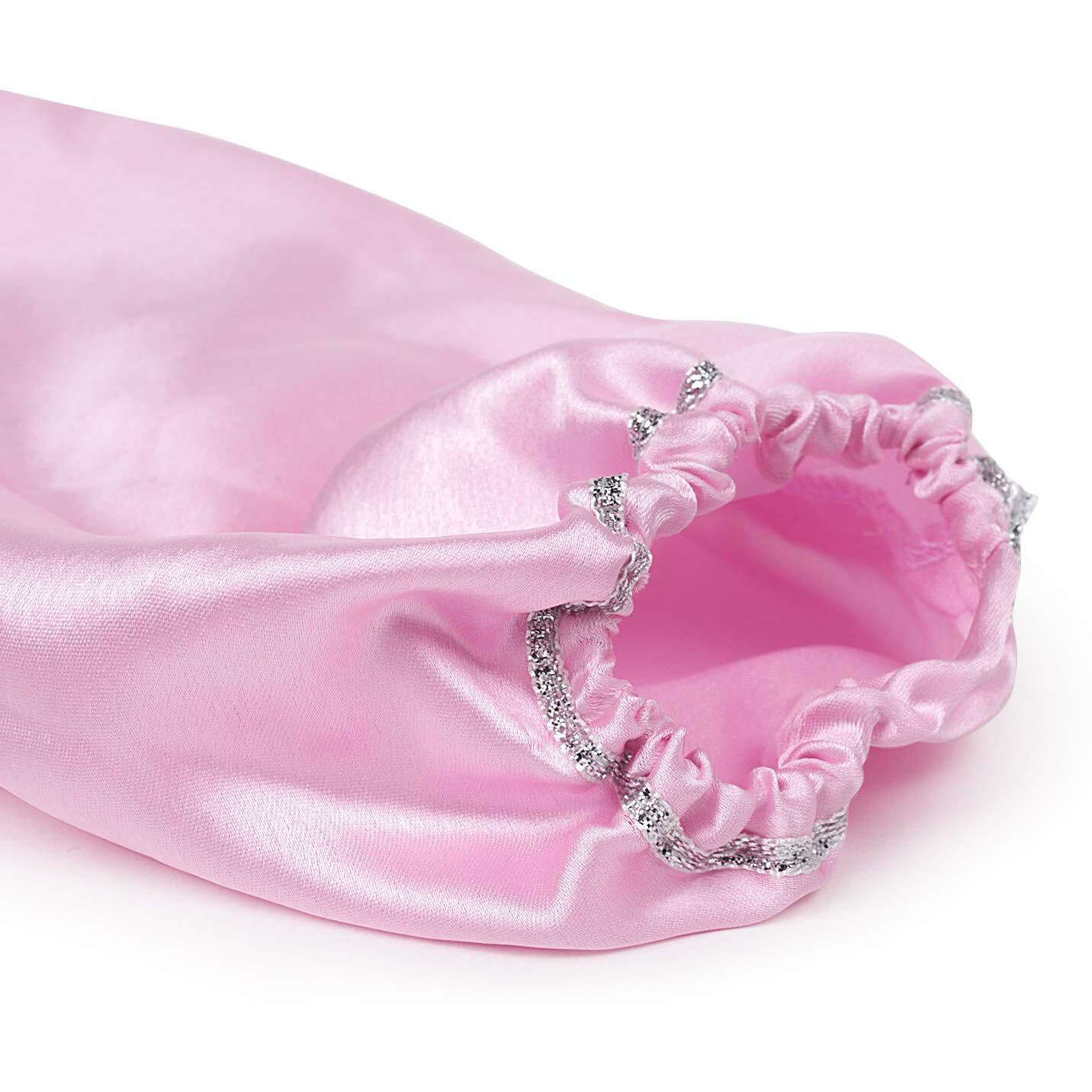 CHOTTEY LAL AND SONS Satin Cloth Punjabi Dulhan Chuda Covers Bridal Bangle Cover Stylish Pink Chooda Cover