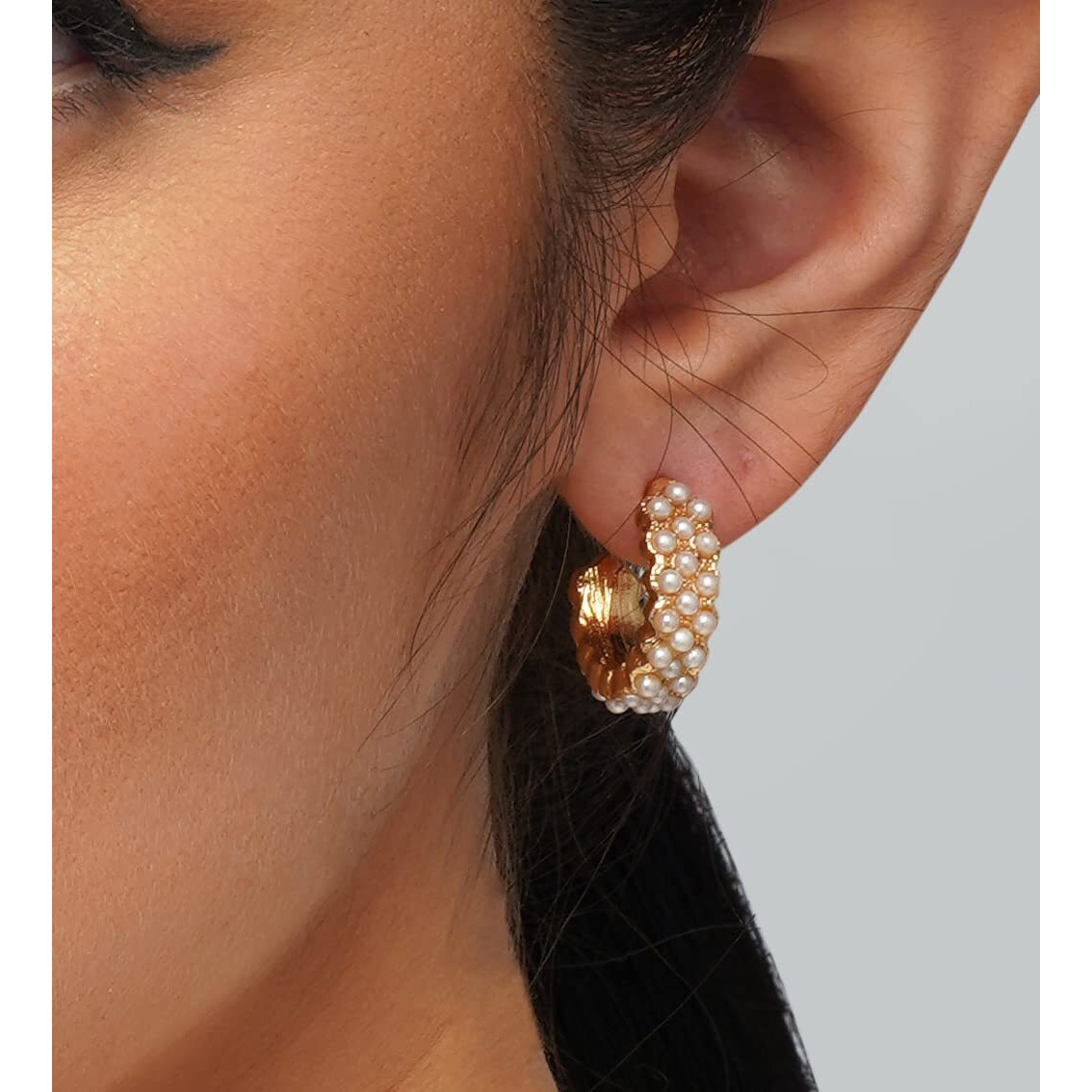 Fashion Frill Delicate Ad Geometric Gold Plated Stud & Drop Earrings For Women Girls Western Stylish Latest Fancy Earrings Set Combo Gift for Sister