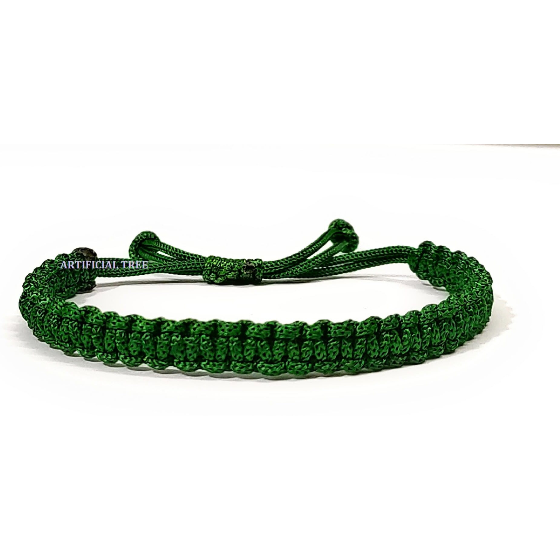 ARTIFICIAL TREE HANDMADE NAZAR THREAD BRACELET ADJUSTABLE WRISTBAND BRACELET FRIENDSHIP BAND FOR WOMEN, MEN, GIRLS & BOYS Nazar Battu 4 Piece (GREEN)(AT GIRLS BRCT 015)