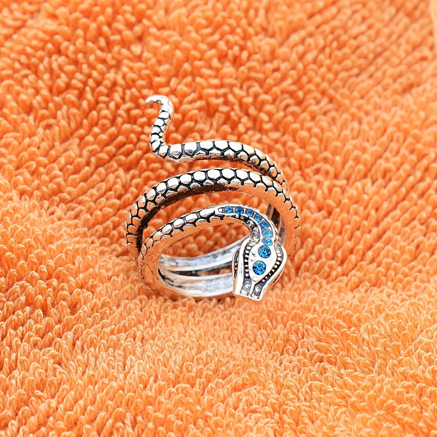 Fashion Frill Mens Jewellery Silver Ring For Boys Stainless Steel Adjustable Finger Rings for Men and Boys Accessories Jewellery for Men | Birthday Gift for Men and Boys Anniversary Gift (Silver 1)