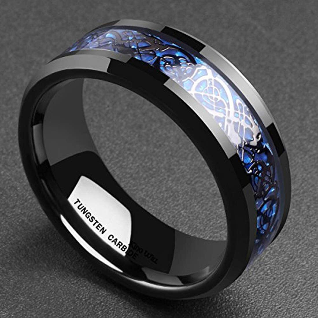 YouBella Jewellery Stainless Steel Rings Combo for Men and Boys (Style 4)