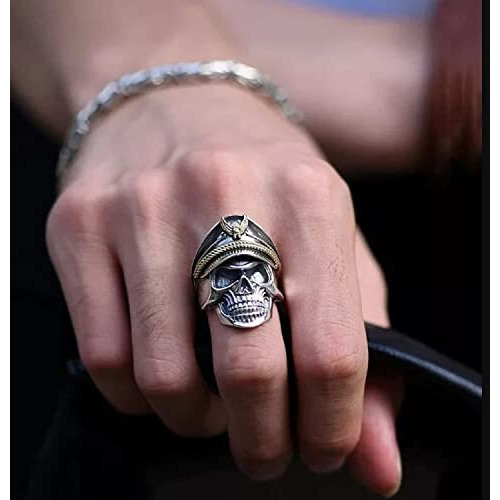 Fashion Frill Mens Jewellery Silver Ring For Boys Stainless Steel Adjustable Finger Rings for Men and Boys Accessories Jewellery for Men | Birthday Gift for Men and Boys (Silver)