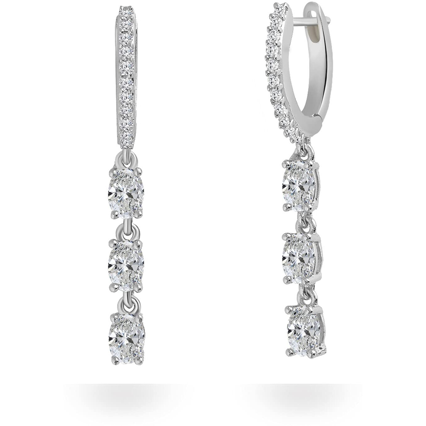 MINUTIAE Oval Shaped Earring Dangler For Womens