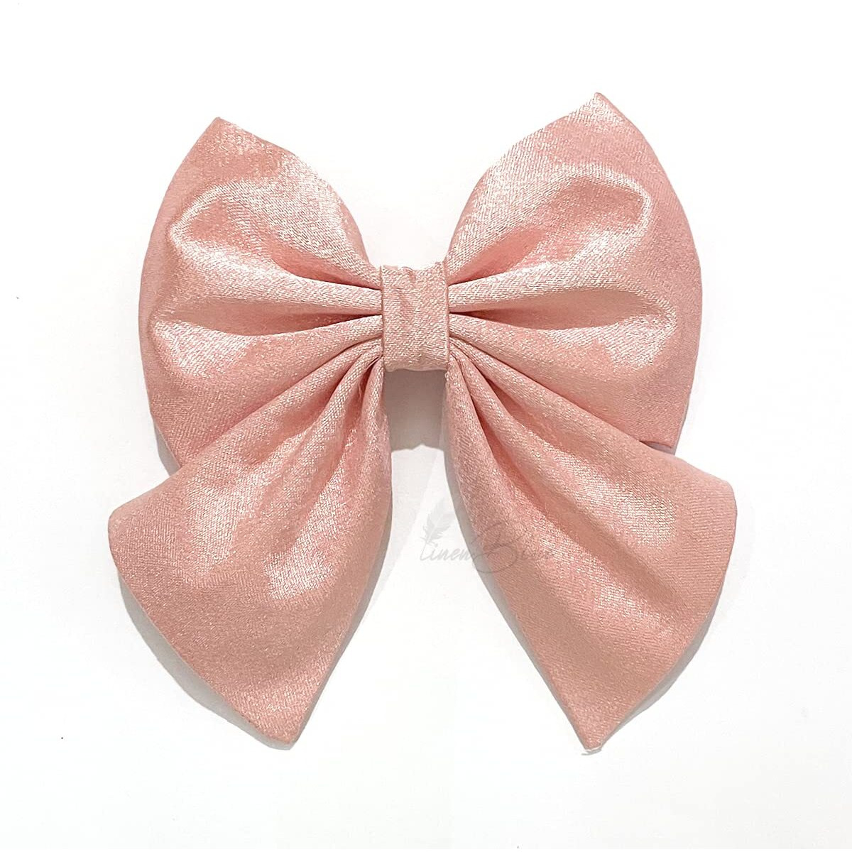 Linenblue Hair Sailor Bow Clip For Women & Girls (Melon Sailor Bow) (Pack Of 1)