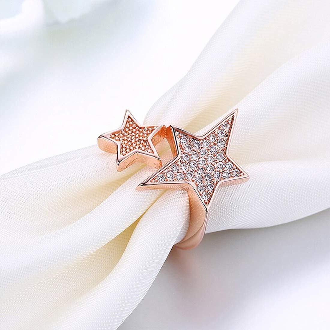 Jewels Galaxy Stylish Crystal Silver Plated Sparkling Rings For Women/Girls (Style 14) (SMNJG-RNGC-5046)