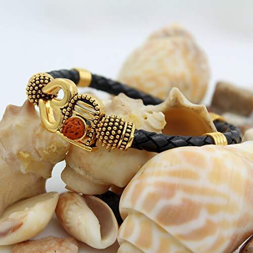 Nakabh Antique Vintage Ethnic Kada Bracelet for Men Women Boys Girls (Shivling)