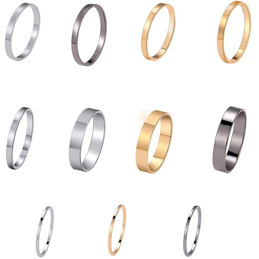 Shining Diva Fashion Latest Stylish Boho Midi Finger Rings for Women and Girls - Set of 11 (13042r), Multicolor