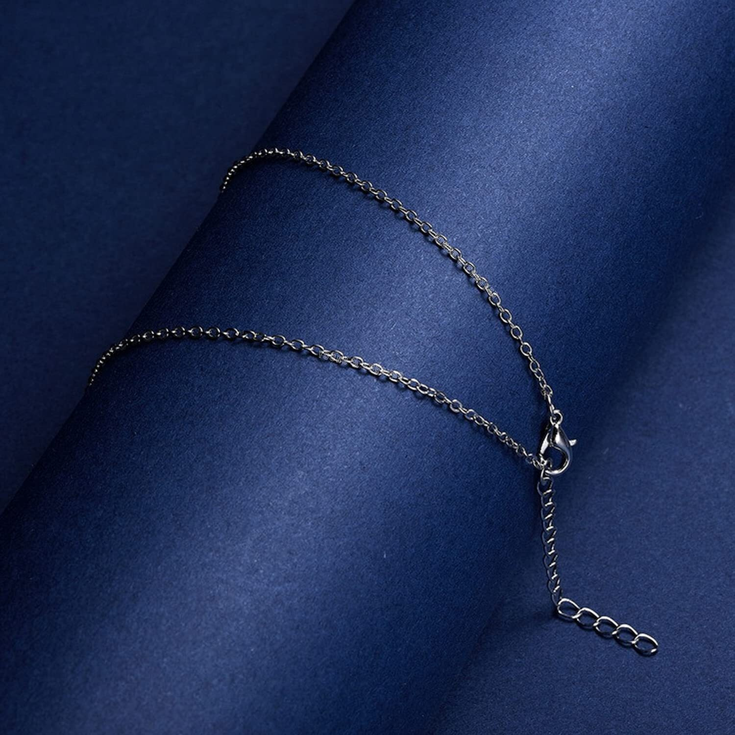 Young & Forever 18K Gold Plated Virgo Necklace 12 Zodiac Sign Constellation Letter Pendant Necklace for Women Girls, 18 Birthday Gift