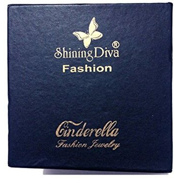 Shining Diva Fashion Jewellery Brown Floral Gold Plated Stylish Earrings For Womens & Girls (9171Er)