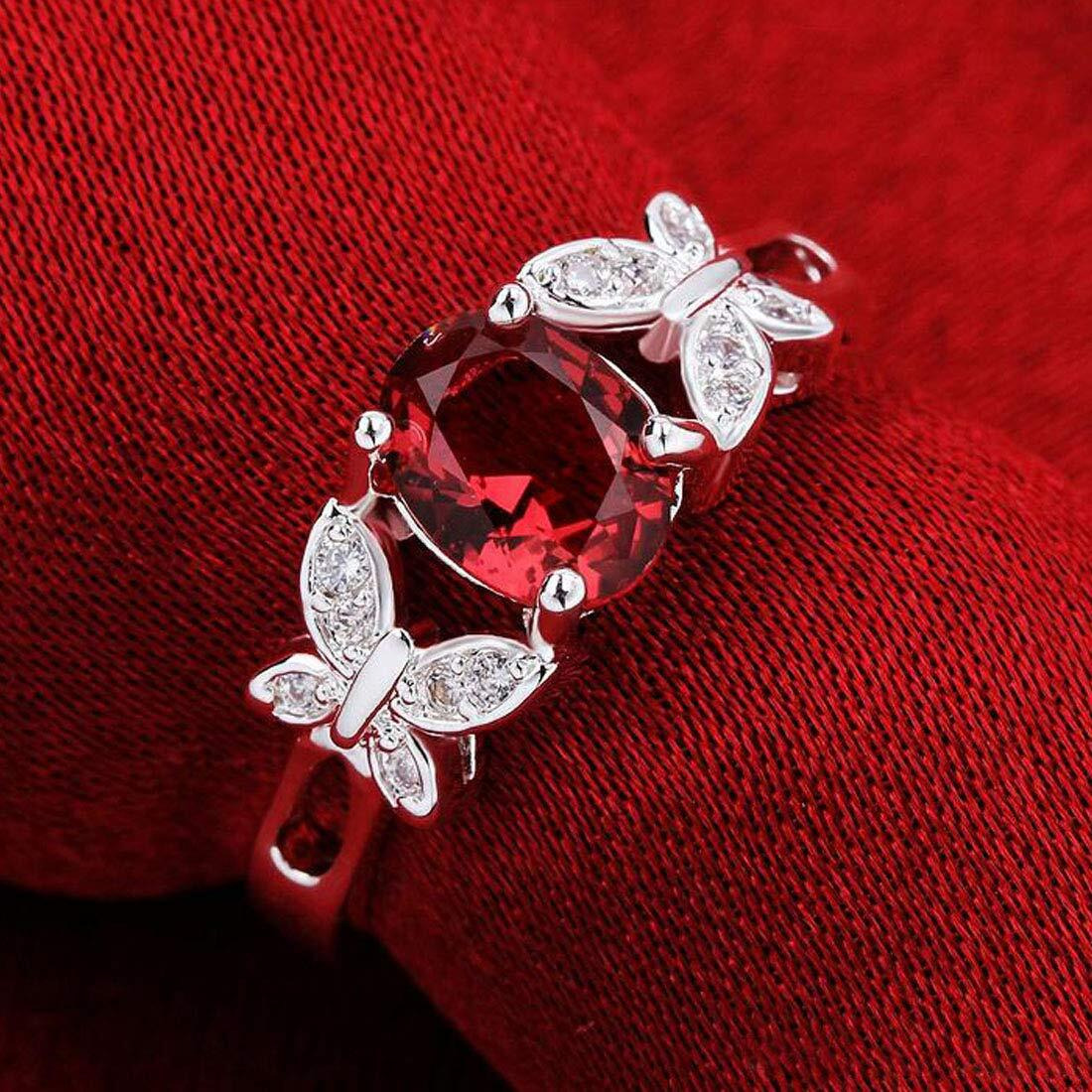 Jewels Galaxy Stylish Crystal Silver Plated Sparkling Rings For Women/Girls (Style 17) (SMNJG-RNGC-5172)