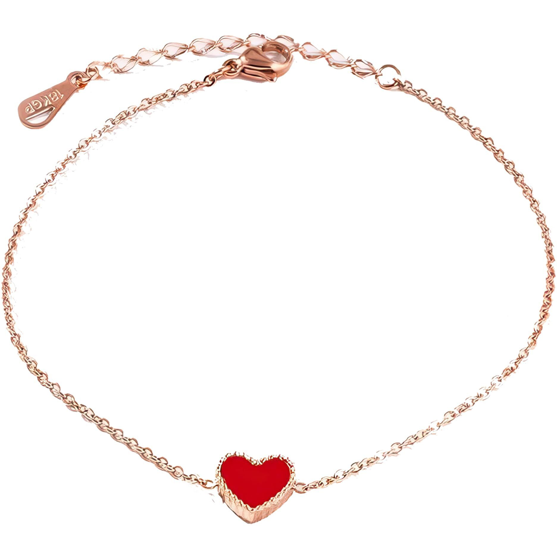 Fashion Frill Anklet For Women Gold Plated Heart Chain Anklets For Women Girls Jewellery