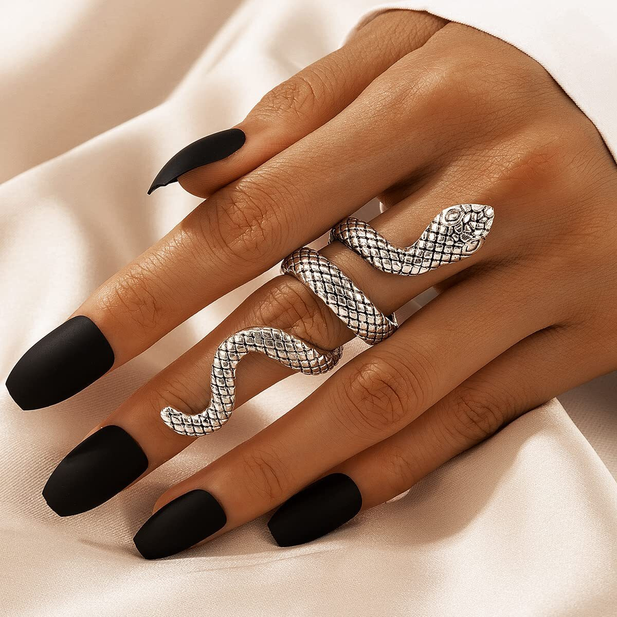 Shining Diva Fashion Stylish Rings for Women and Girls - Set of 1 (Silver)(15153r)