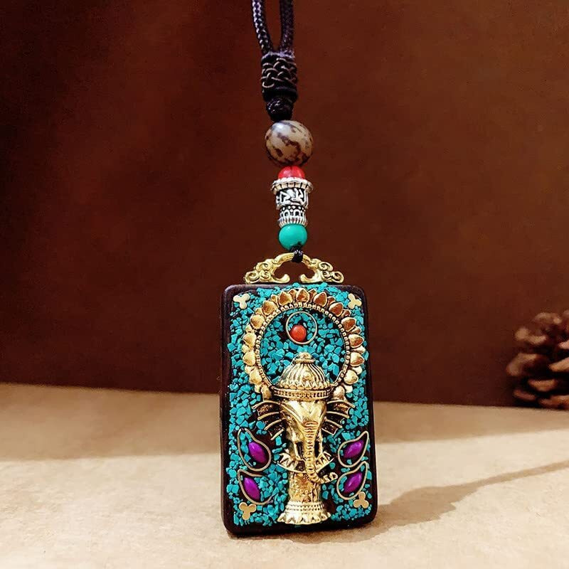 Moira Handmade bead necklace tassel necklace pendant 28 inch Bohemian Fashion for Men & Women (Victorian)