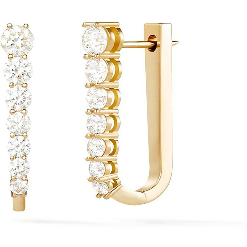 MINUTIAE Small U Shaped Hoop Dangling Earring For Women And Girls