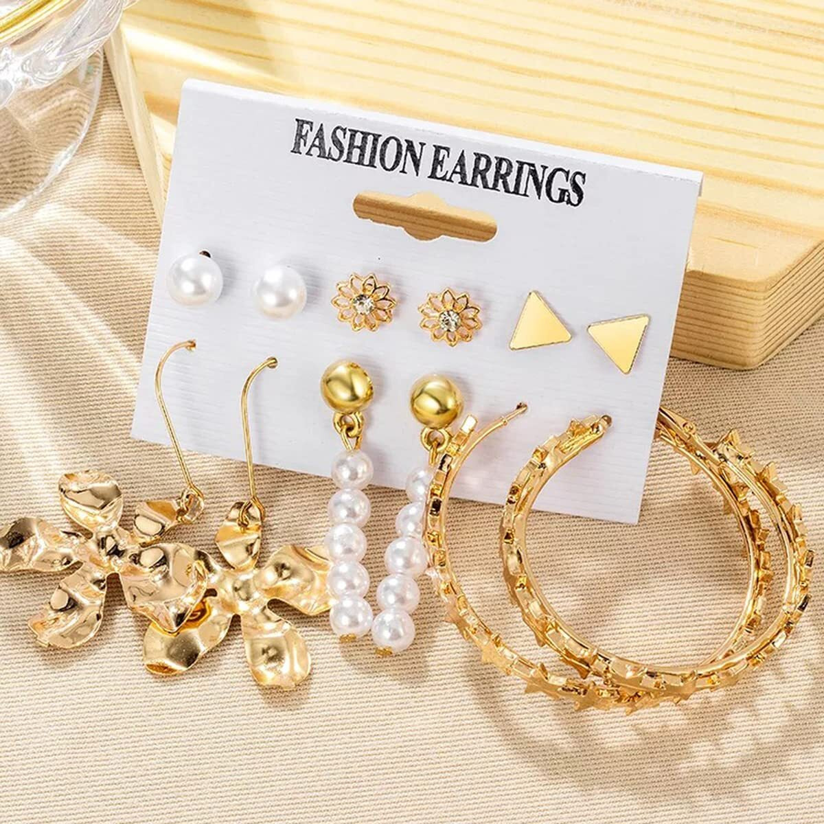 Jewels Galaxy Jewels For Women Combo of Earrings (Design 35) (JG-PC-ER-8718)