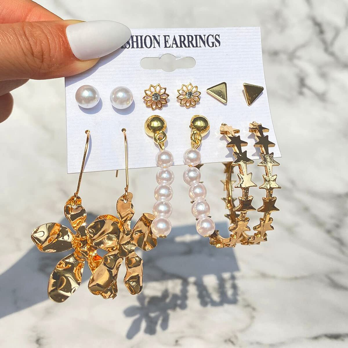 Jewels Galaxy Jewels For Women Combo of Earrings (Design 35) (JG-PC-ER-8718)