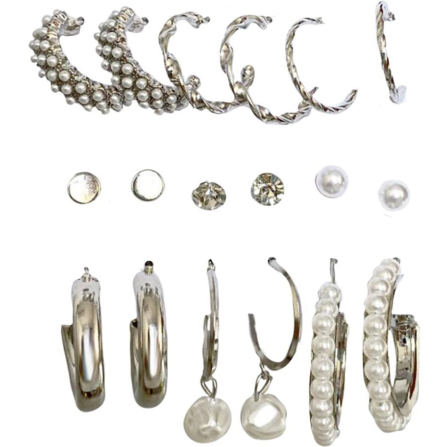 Jewels Galaxy Jewels For Women Combo of Earrings (Design 32) (JG-PC-ER-8715)