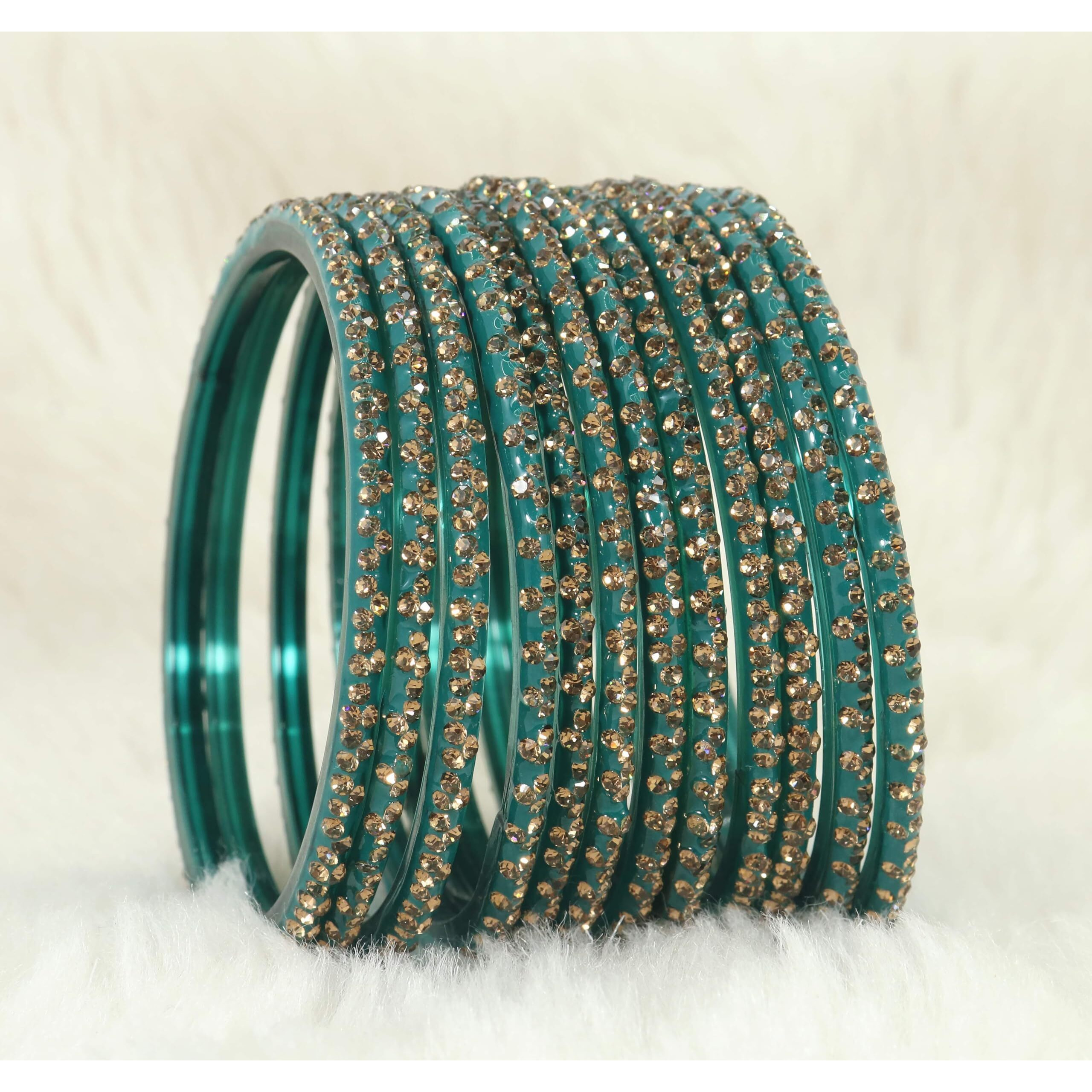 LAVAZZA Stylish Glass Bangle Set For Women and Girls | Indian Glass Bangle Set | Fashionable Women jewllery | hand bangles | wedding bangles kangan for women|trendy bangles for women stylish- (Iphone-Radium-2.6)