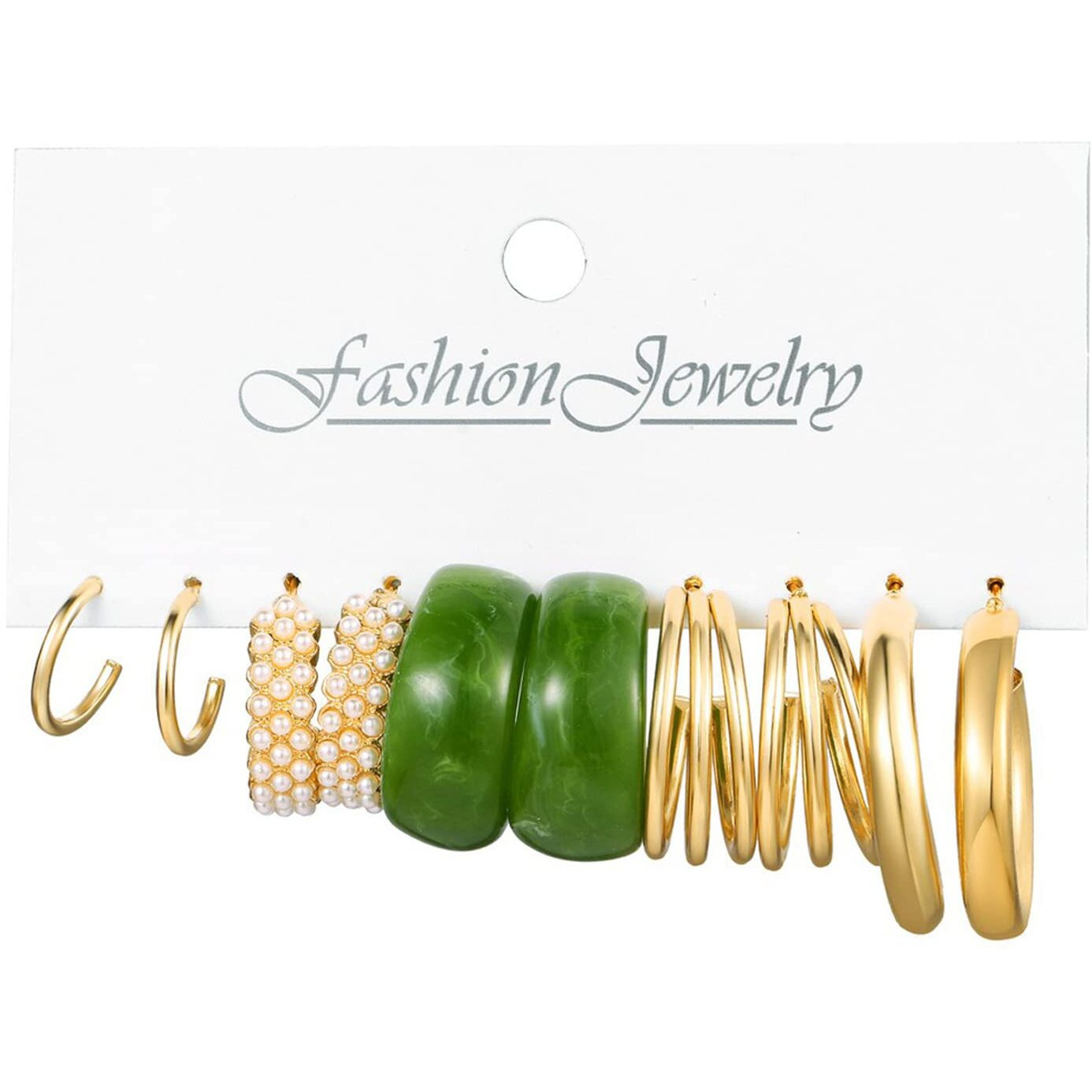 Jewels Galaxy Gold Plated Studs Earrings Combo For Women/Girls (Design 7)
