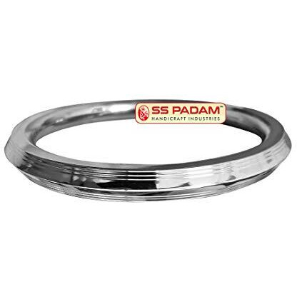 SS Padam Handicraft Industries Stainless Steel Bold Kada For Men (6.0 CM BOLD PLAIN)