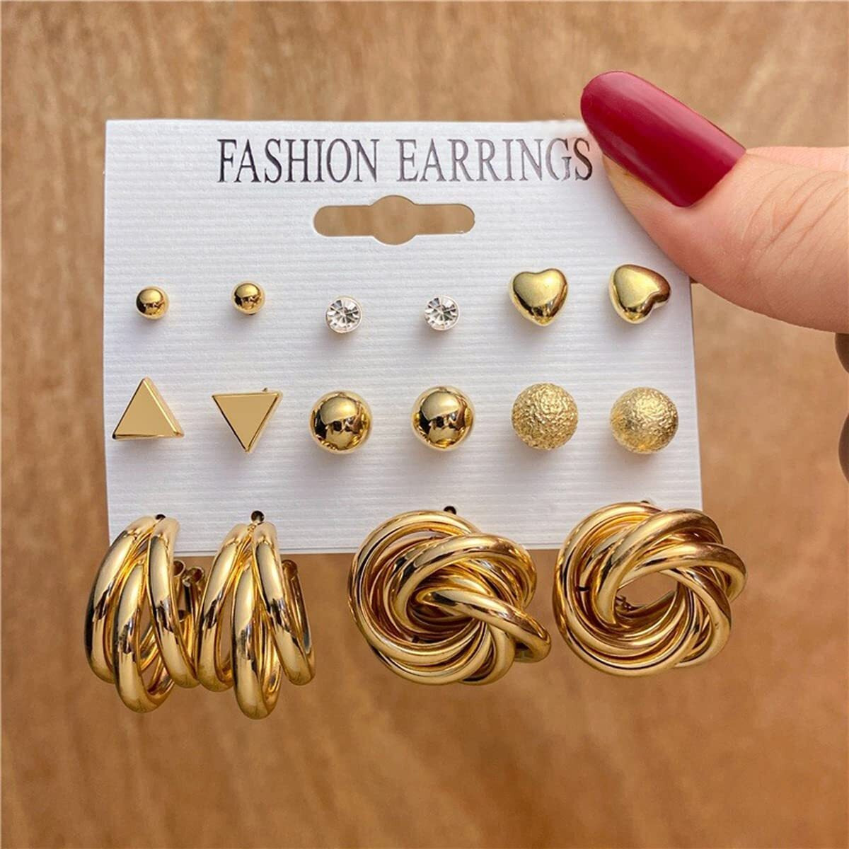 Jewels Galaxy Jewels For Women Combo of Earrings (Design 37) (JG-PC-ER-8720)