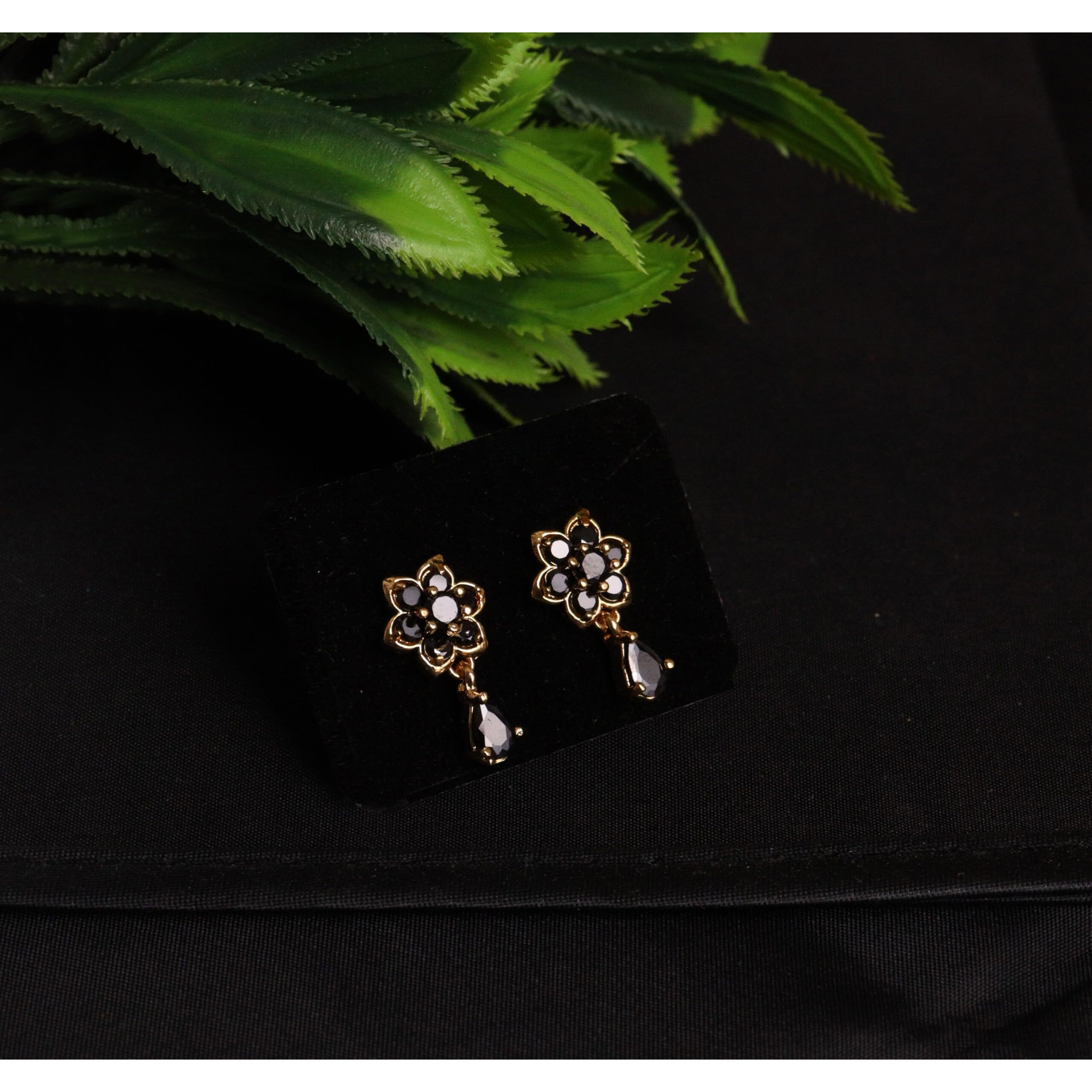CUTE GOLD One Gram Gold Plated Fashion Jewellery Traditional Covering Earring for Women & Girls