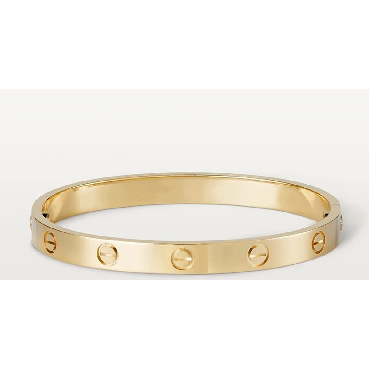 Jewels Galaxy Jewellery For Women Contemporary Gold Plated Love Bracelet (MYN-BNG-17179)