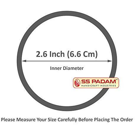 SS Padam Handicraft Industries Stainless Steel Flat Kada For Men/Women (5.9 CM)