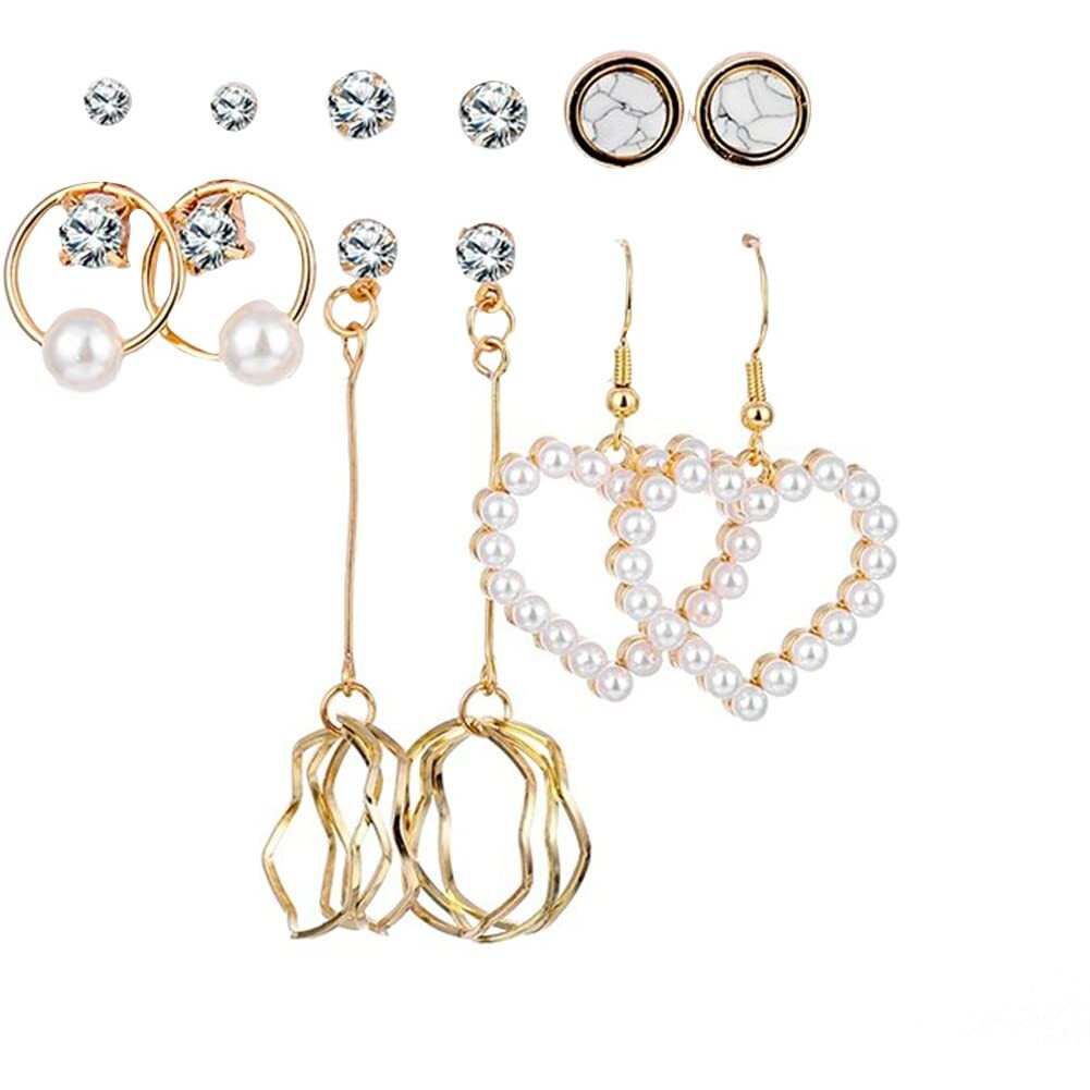 Jewels Galaxy Jewels For Women Combo of Earrings (Design 36) (JG-PC-ER-8719)
