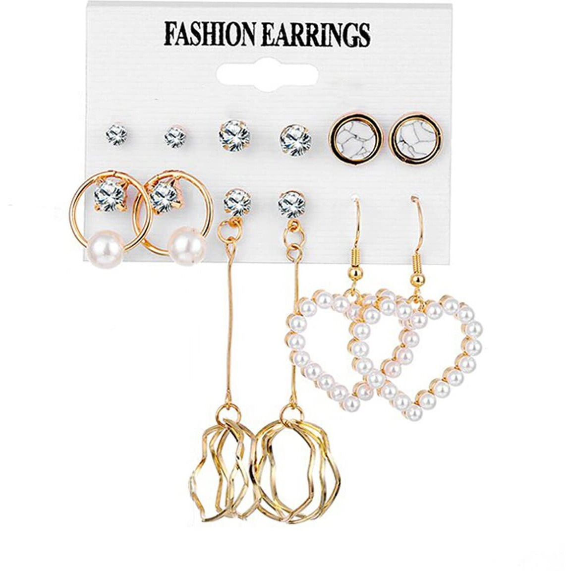 Jewels Galaxy Jewels For Women Combo of Earrings (Design 36) (JG-PC-ER-8719)