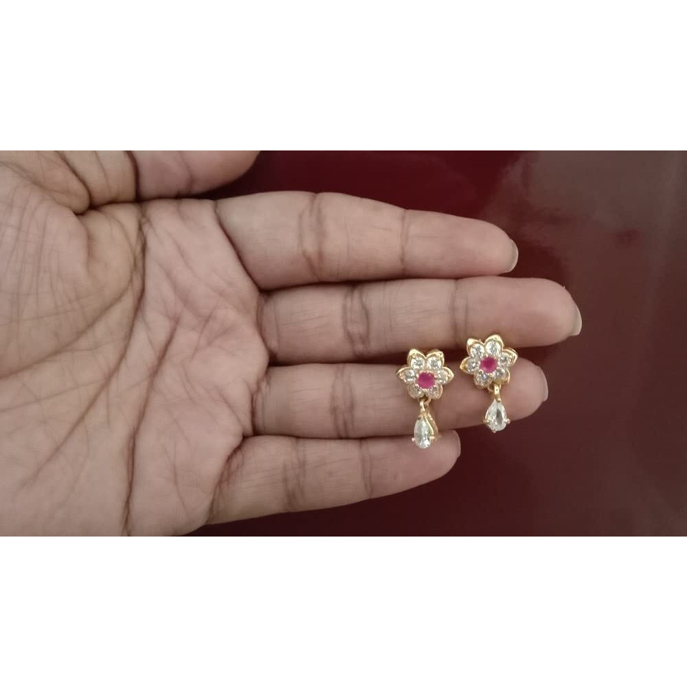 CUTE GOLD One Gram Gold Plated Fashion Jewellery Traditional Covering Earring for Women & Girls