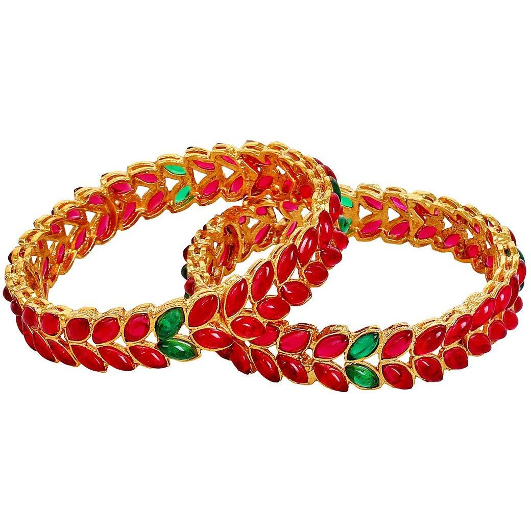 YouBella Bangles for women Stylish Traditional Bangles for Women and Girls (2.6)