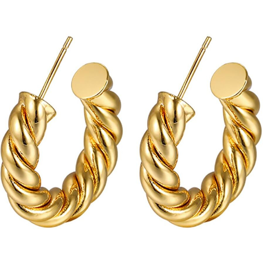 Shining Diva Fashion Latest Fancy Stylish Gold Plated Earrings for Women and Girls (rrsd15755er)