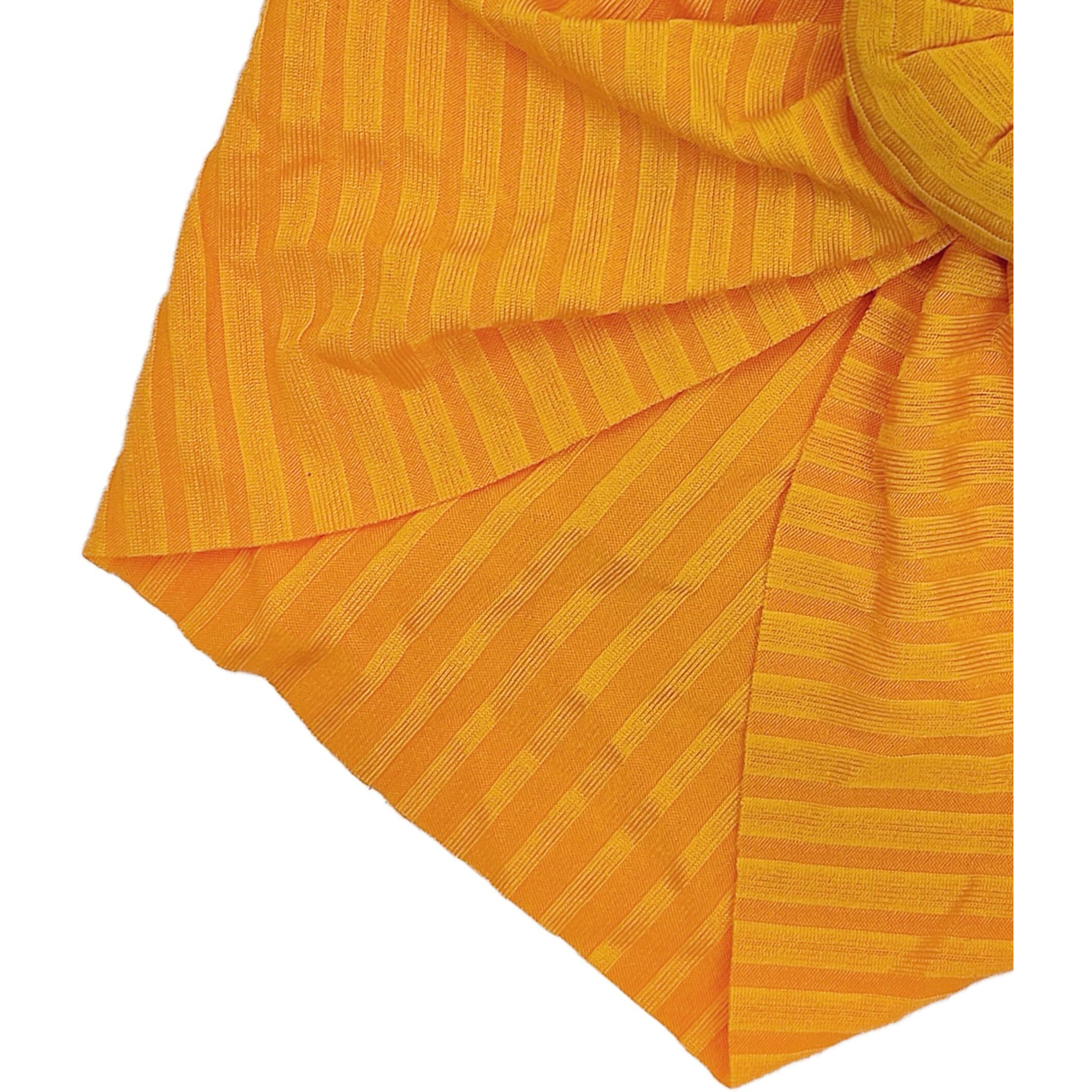 BellaStella Premium Flower Soft Bow Head Wrap Stretchable Headband Super Elastic Band Hair Accessories For Baby Girls & Baby Boys (TB-Donut-Yellow)