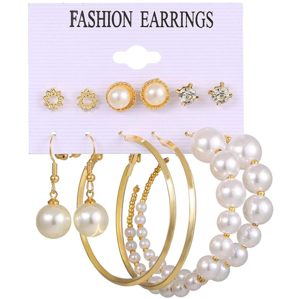 Jewels Galaxy Jewellery For Women Earrings Combo (Design 5)