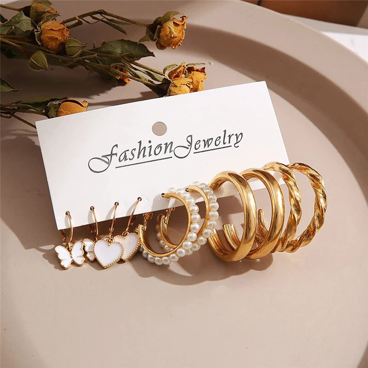 Jewels Galaxy Jewellery For Women Gold-Plated Drop Earrings (JG-PC-ERGD-8666)