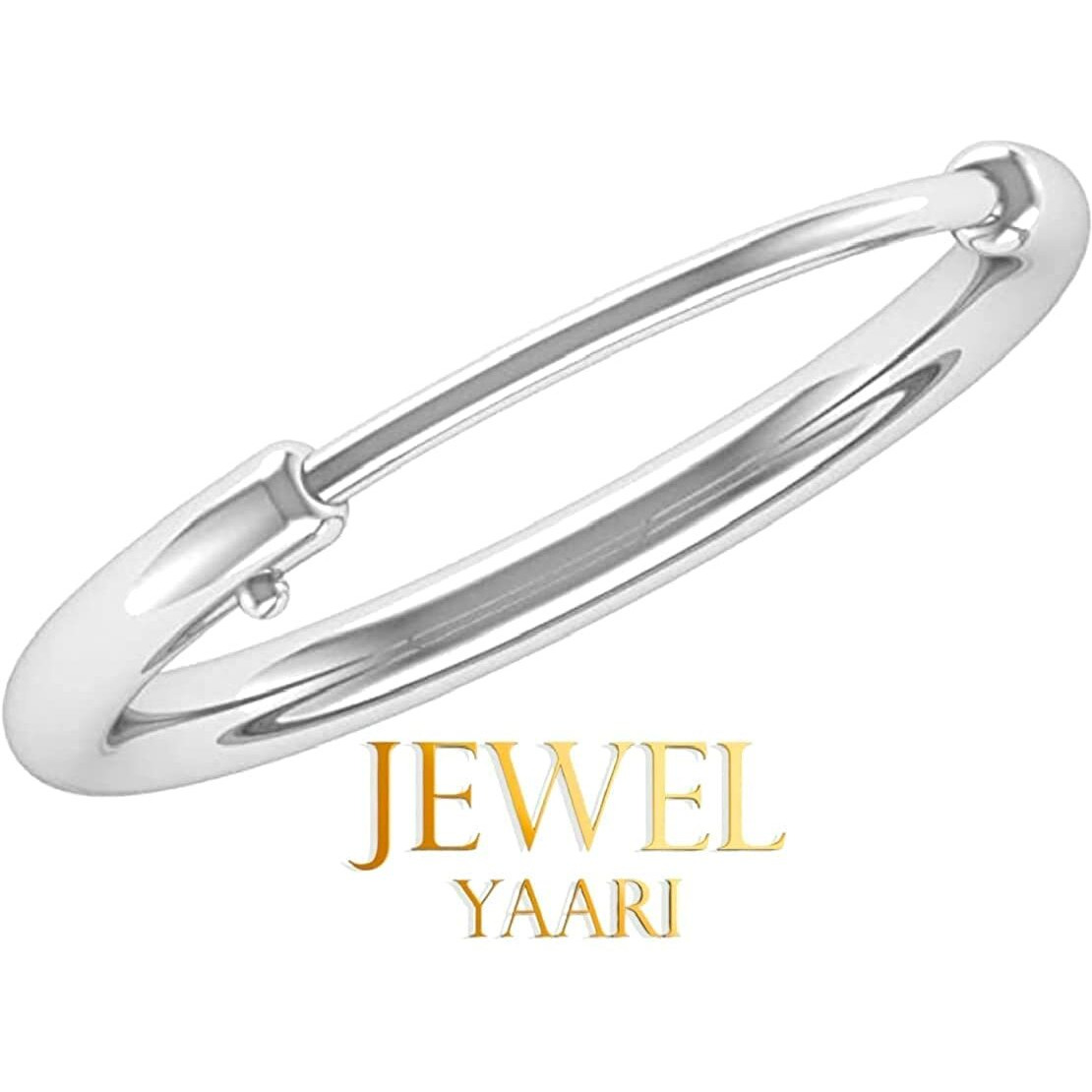SJ SHUBHAM JEWELLERS 92.5 Silver Tiny Hoop Pipe Nose Ring One Piece Simple & Beautiful Nose Pin For Women & Girls Parent (Pipe 10MM)