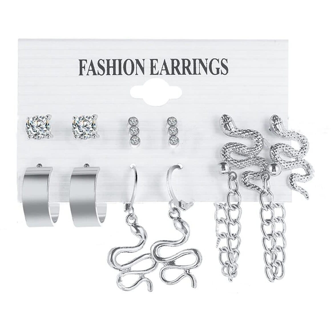 Jewels Galaxy Jewellery For Women Silver-Plated Drop Earrings (JG-PC-ERGD-8665)