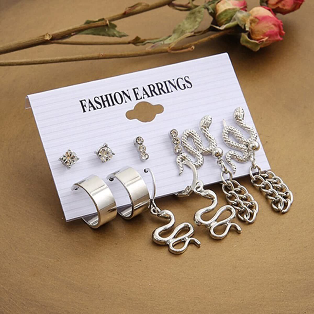 Jewels Galaxy Jewellery For Women Silver-Plated Drop Earrings (JG-PC-ERGD-8665)