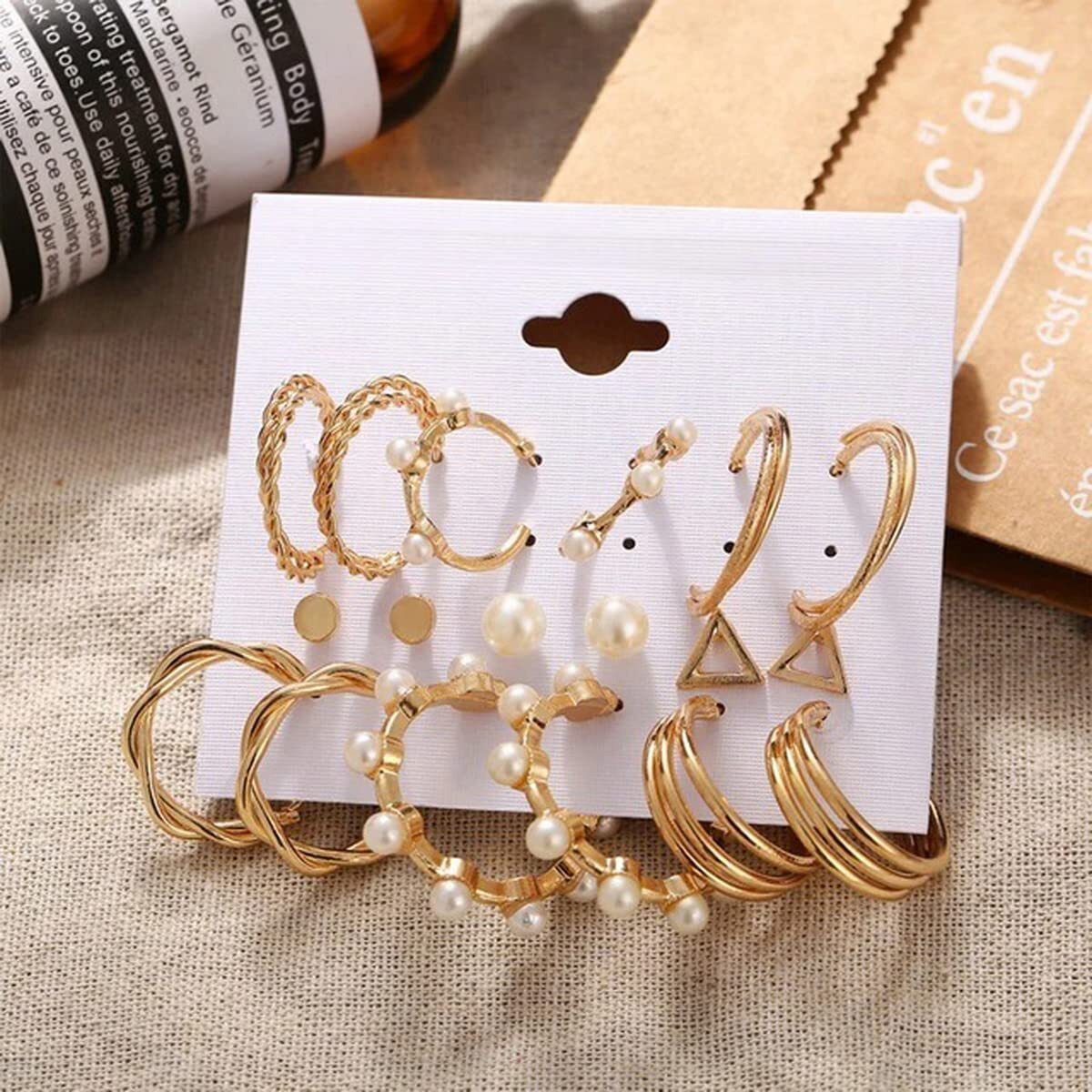 Jewels Galaxy Jewellery For Women Earrings Combo (Design 33)