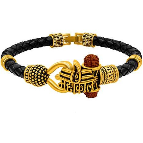 Nakabh Antique Vintage Ethnic Kada Bracelet for Men Women Boys Girls (Mahakal)