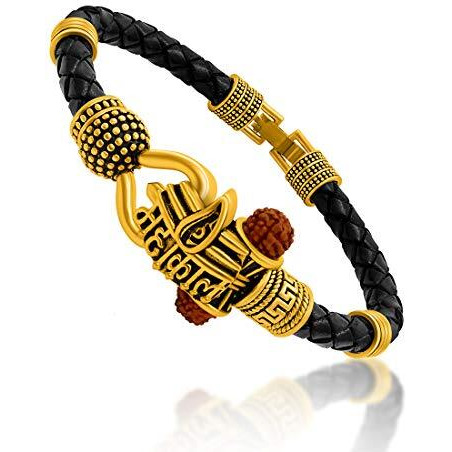 Nakabh Antique Vintage Ethnic Kada Bracelet for Men Women Boys Girls (Mahakal)